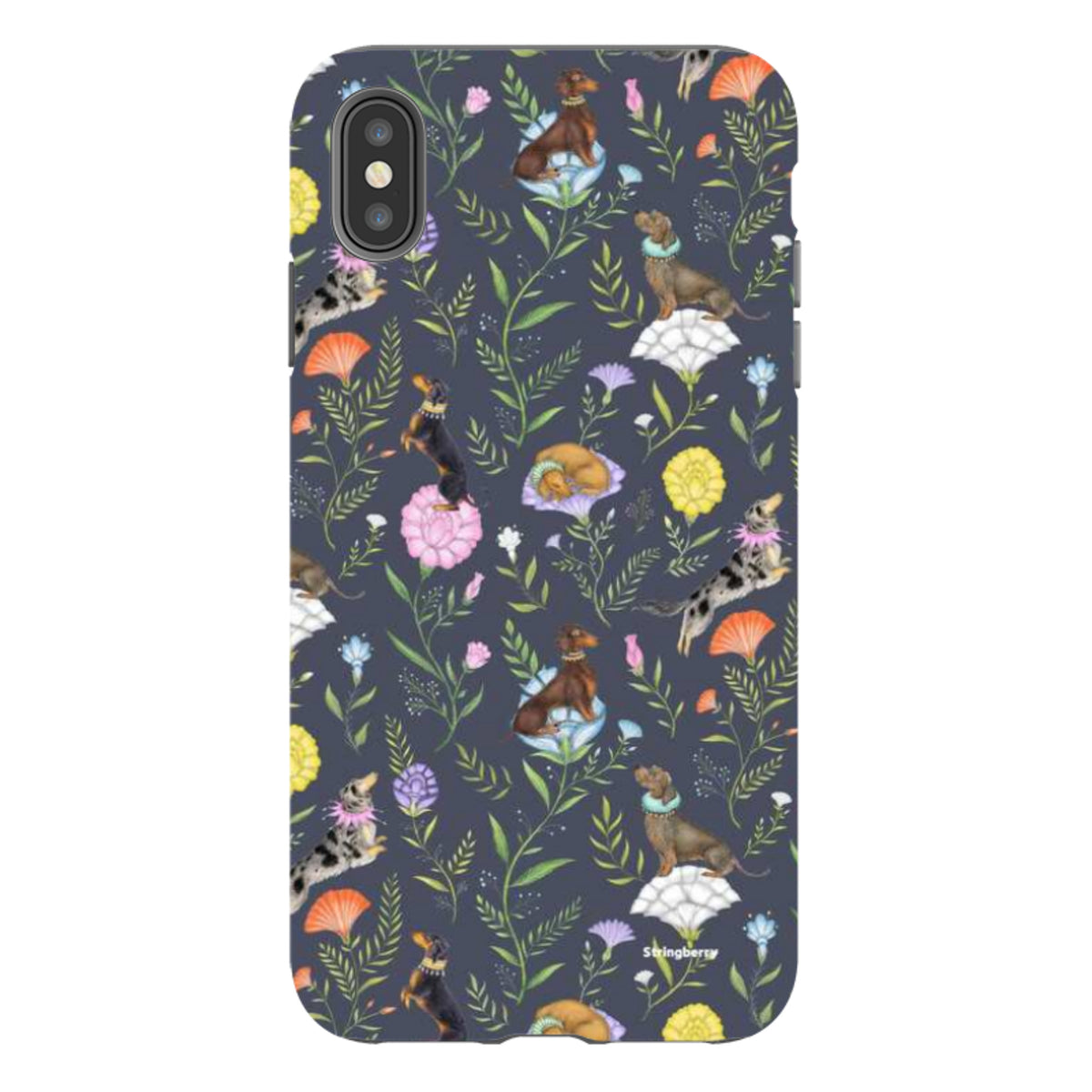 iPhone Tough Case - Doxy Day Afternoon Slate By Catherine Rowe