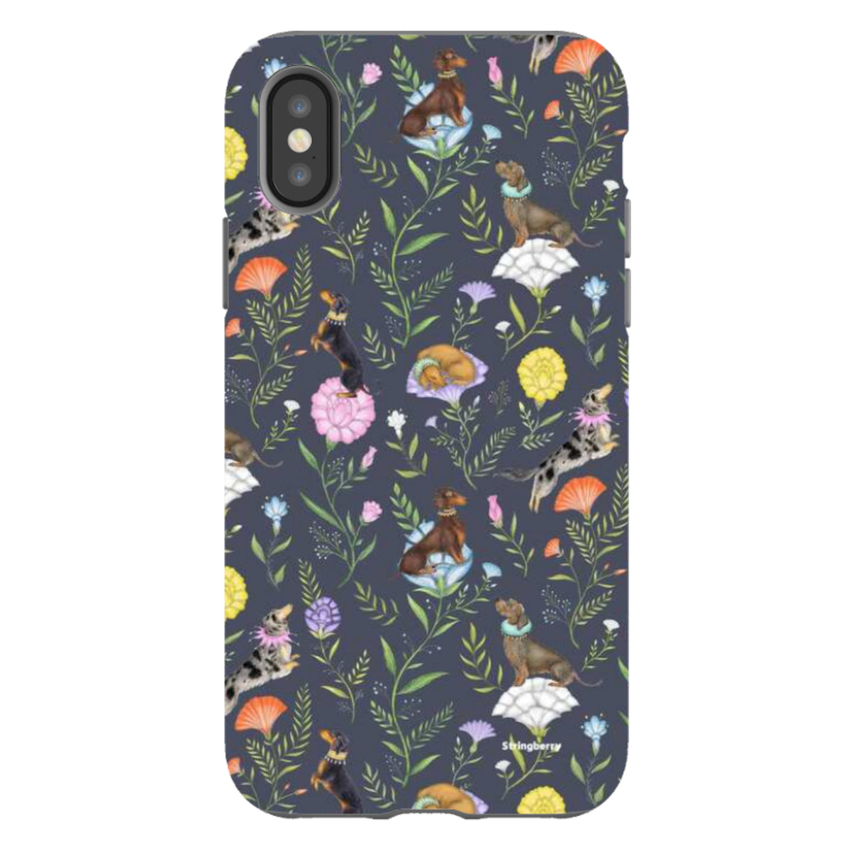 iPhone Tough Case - Doxy Day Afternoon Slate By Catherine Rowe