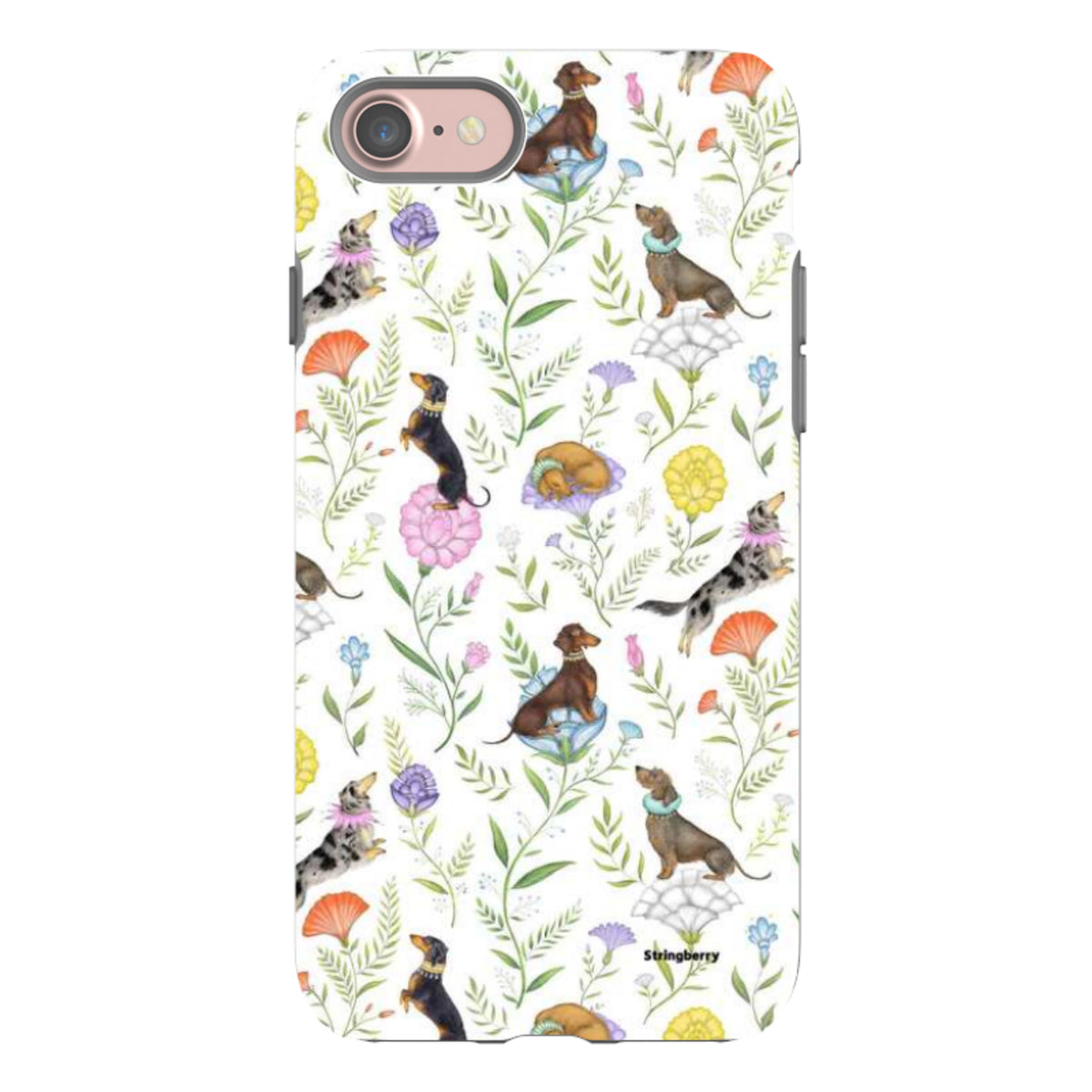 iPhone Tough Case - Doxy Day Afternoon White By Catherine Rowe