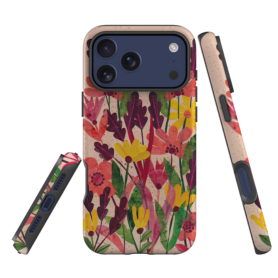 iPhone Tough Case - Dried Flowers By Tracey English