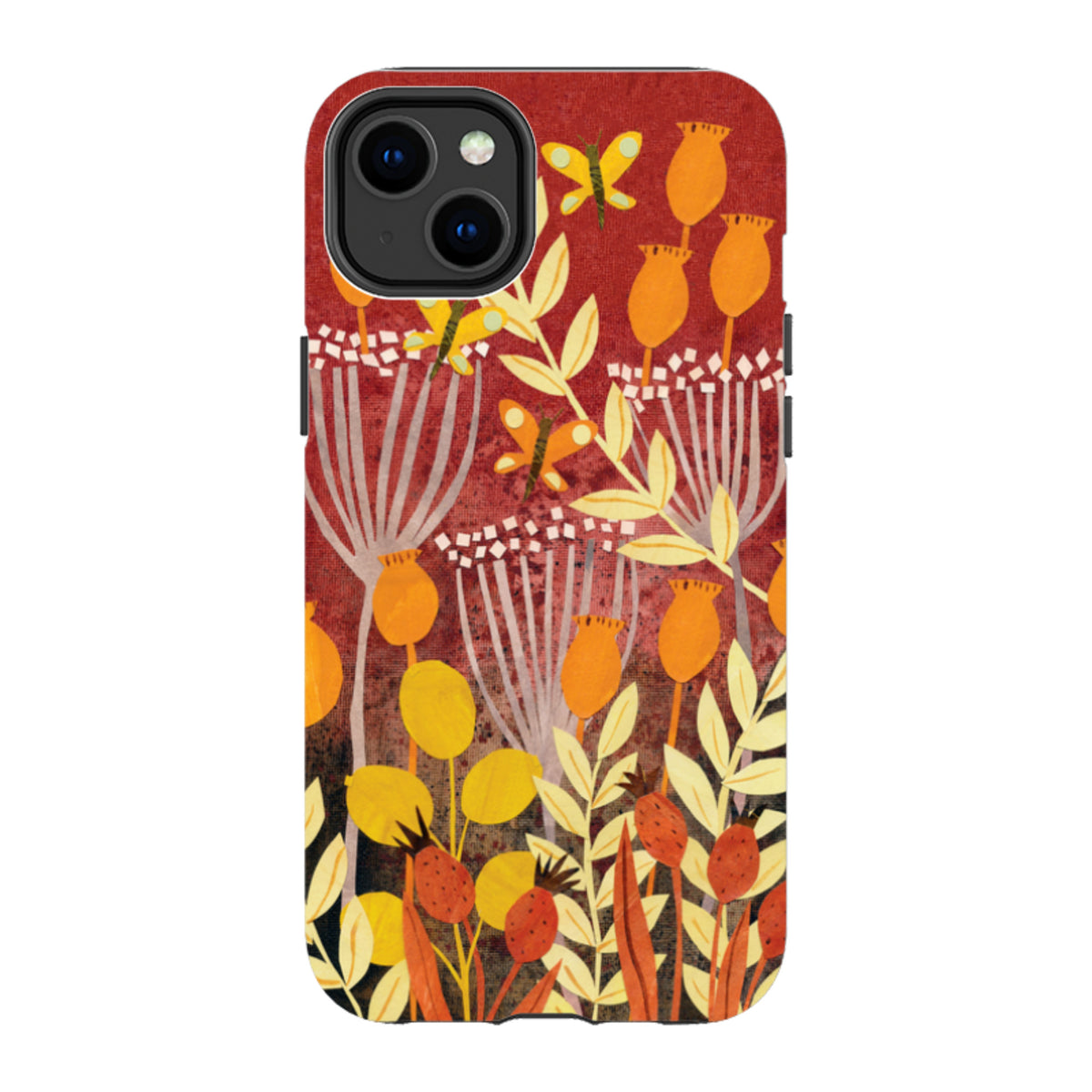 iPhone Tough Case - Dried Pods By Tracey English