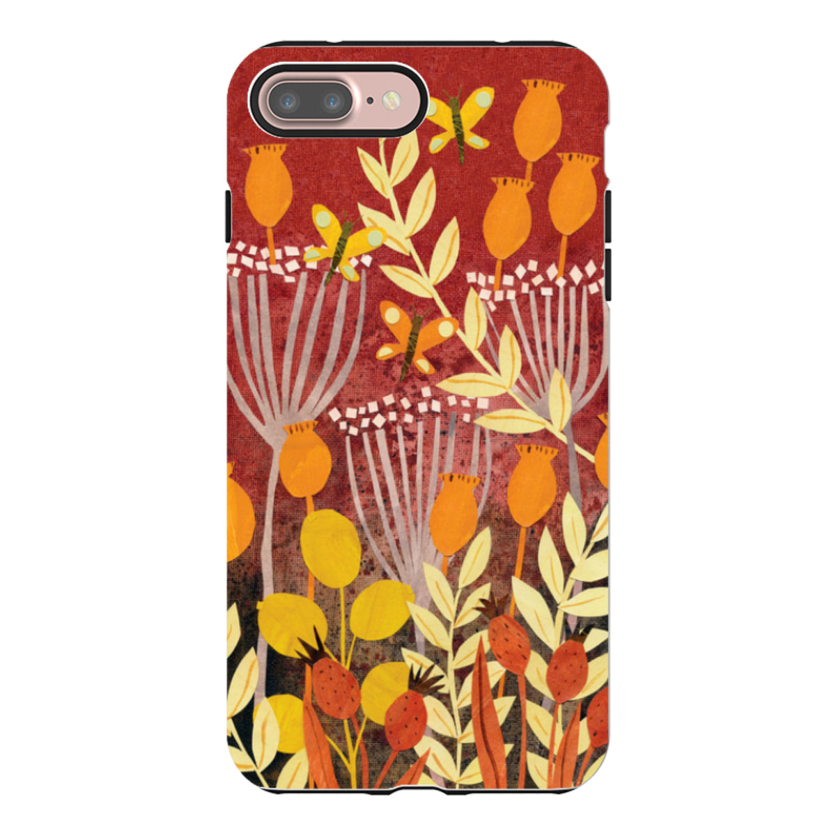 iPhone Tough Case - Dried Pods By Tracey English