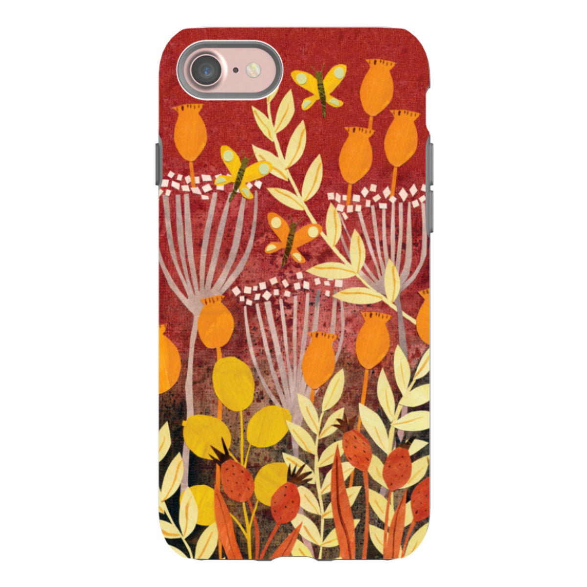 iPhone Tough Case - Dried Pods By Tracey English