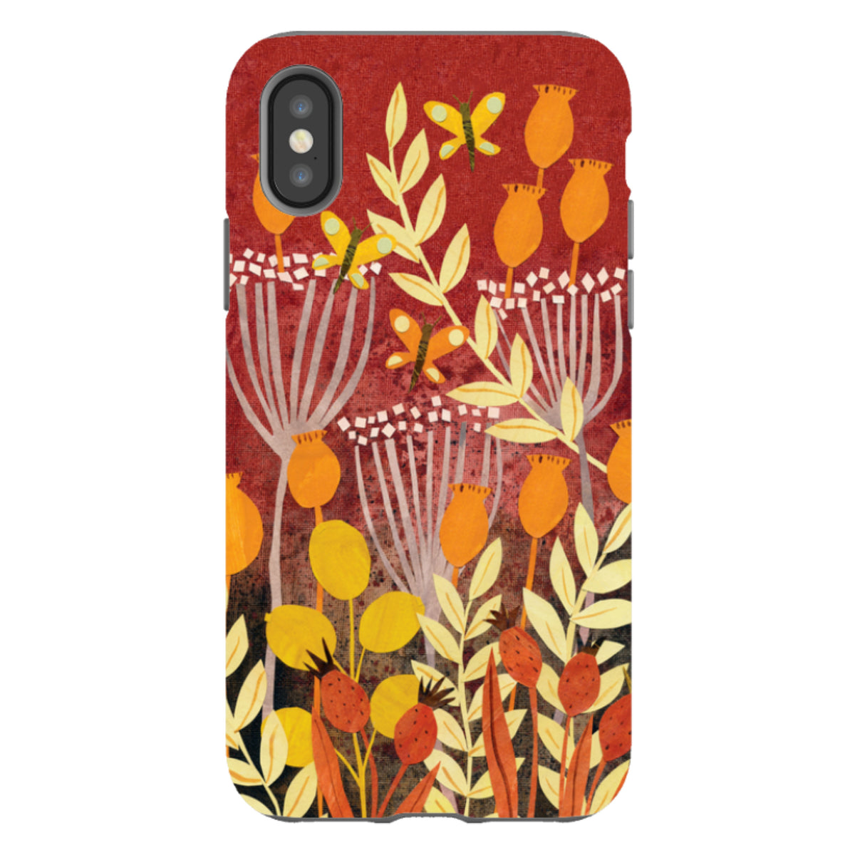 iPhone Tough Case - Dried Pods By Tracey English