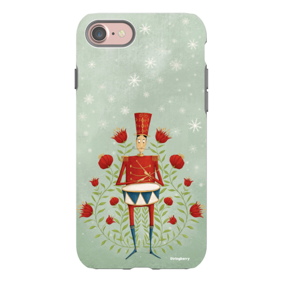 iPhone Tough Case - Drummer Aqua By Maja Lindberg