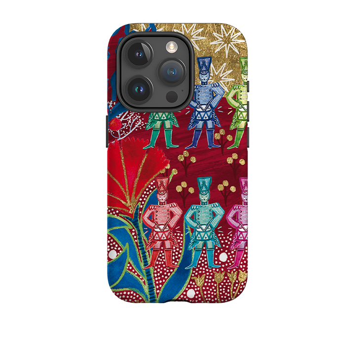 iPhone Tough Case - Drummers Drumming By Emma Frances Grant