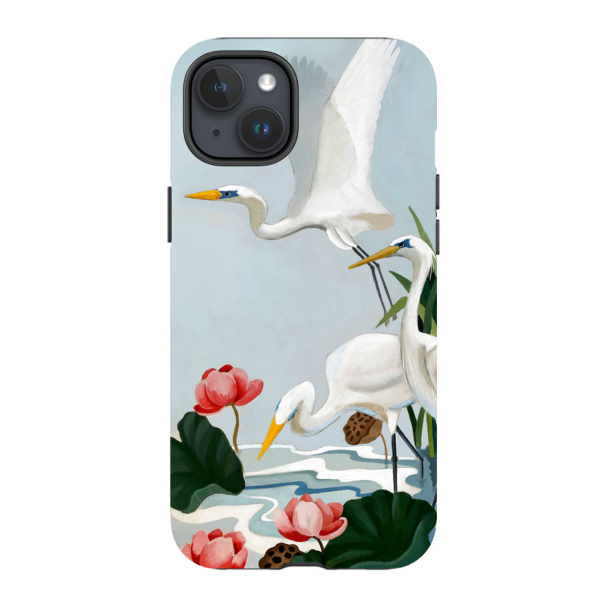 iPhone Tough Case - Egrets And Lillie's By Bex Parkin