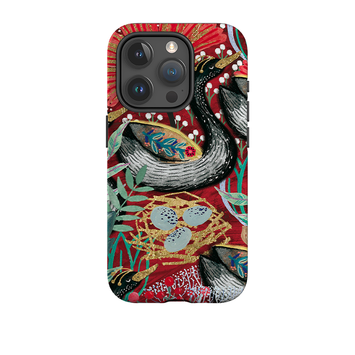 iPhone Tough Case - Eight Geese A Laying By Emma Frances Grant