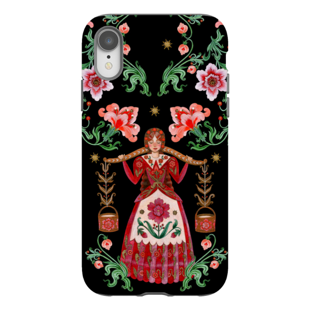 iPhone Tough  Case - Eight Maids A Milking By Maria Matos