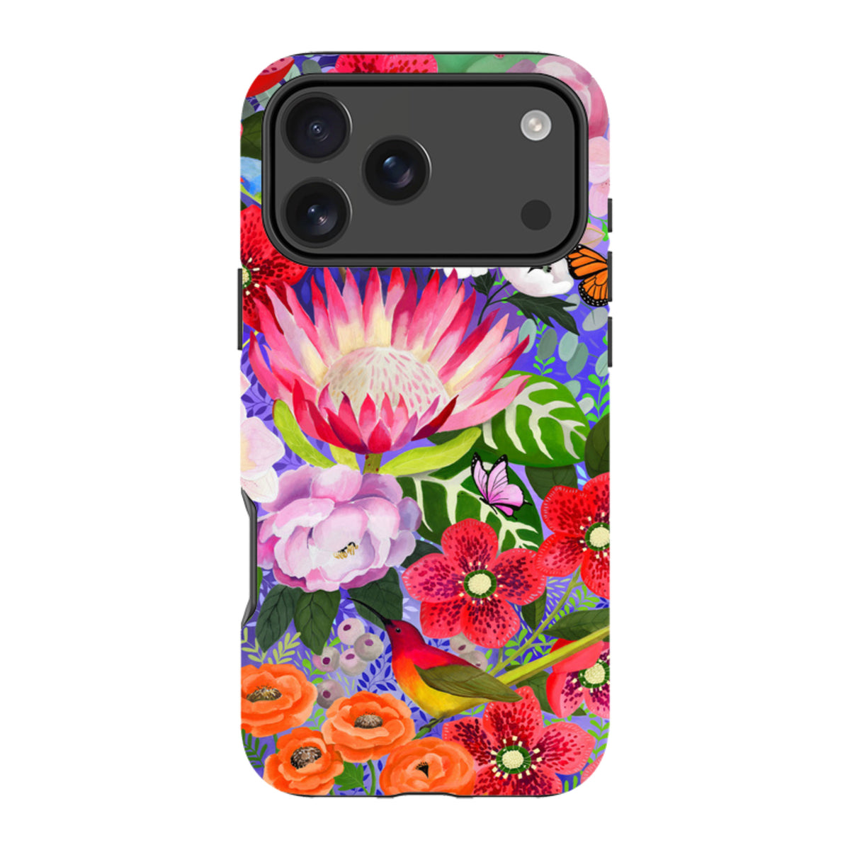 iPhone Tough Case - Exotic Birds By Bex Parkin