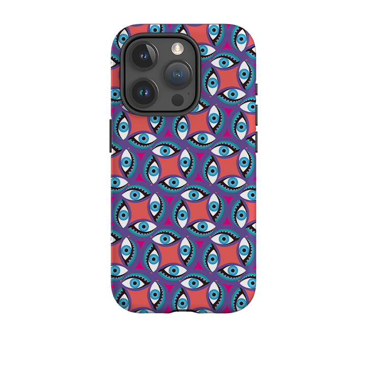 iPhone Tough Case - Eyes By Patternistas