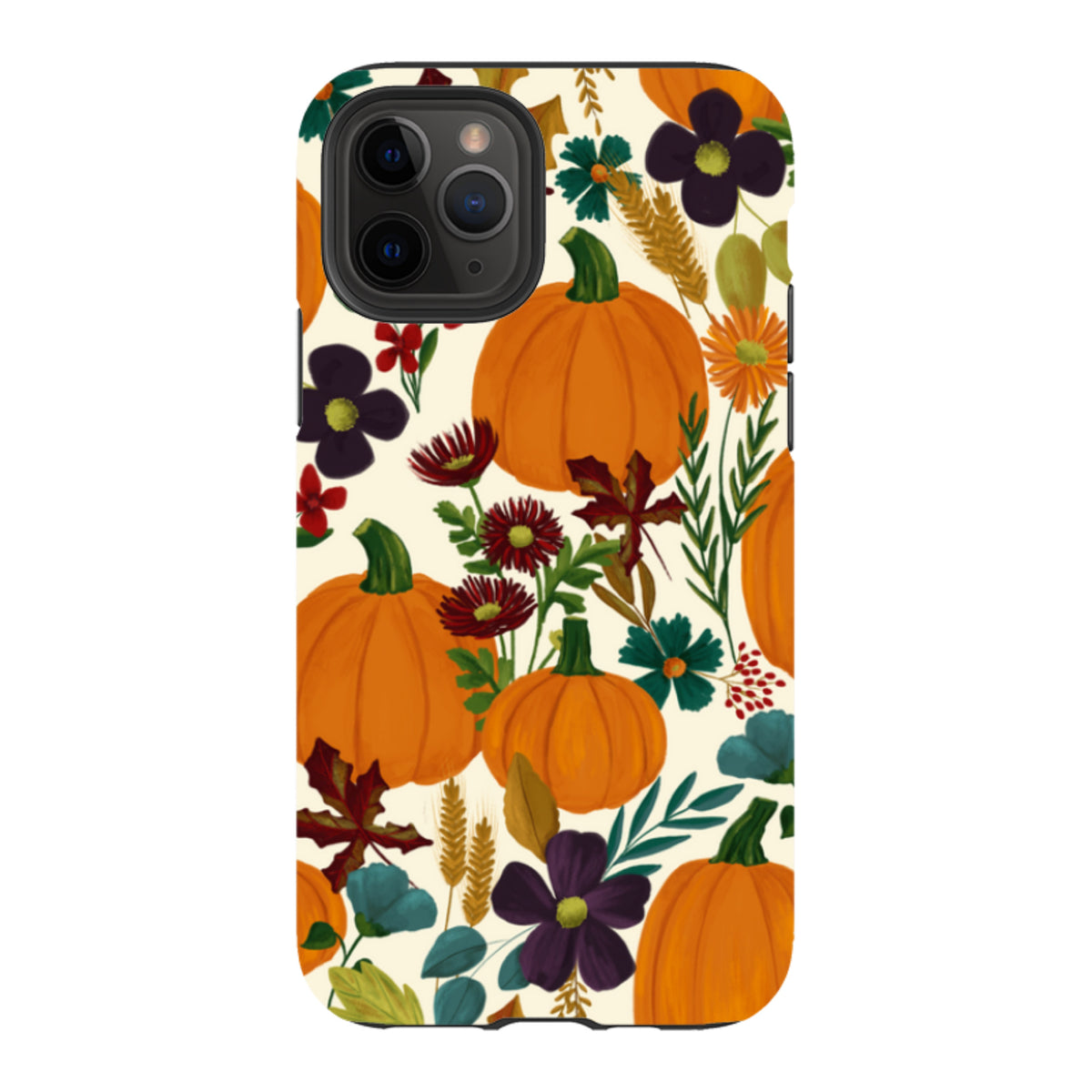 iPhone Tough Case - Fall Pumpkins By Abby Jacobs