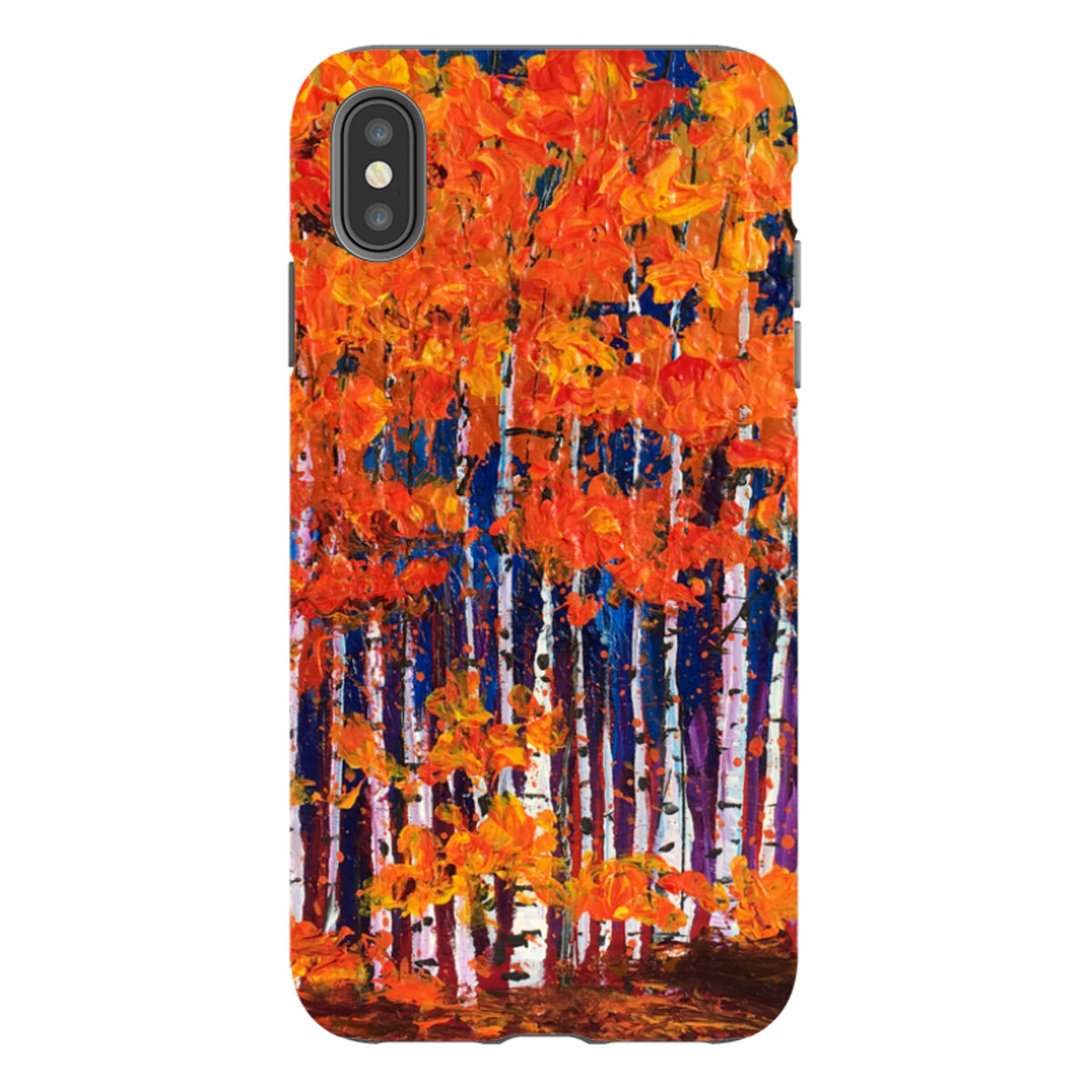 iPhone Tough Case - Falls In The Air By Linda Calvert Jacobson