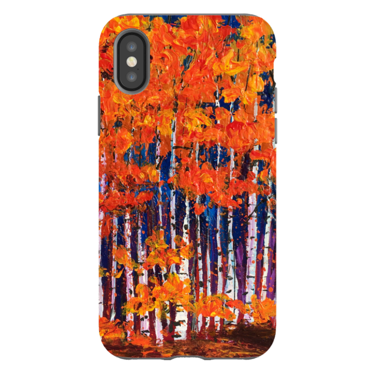 iPhone Tough Case - Falls In The Air By Linda Calvert Jacobson