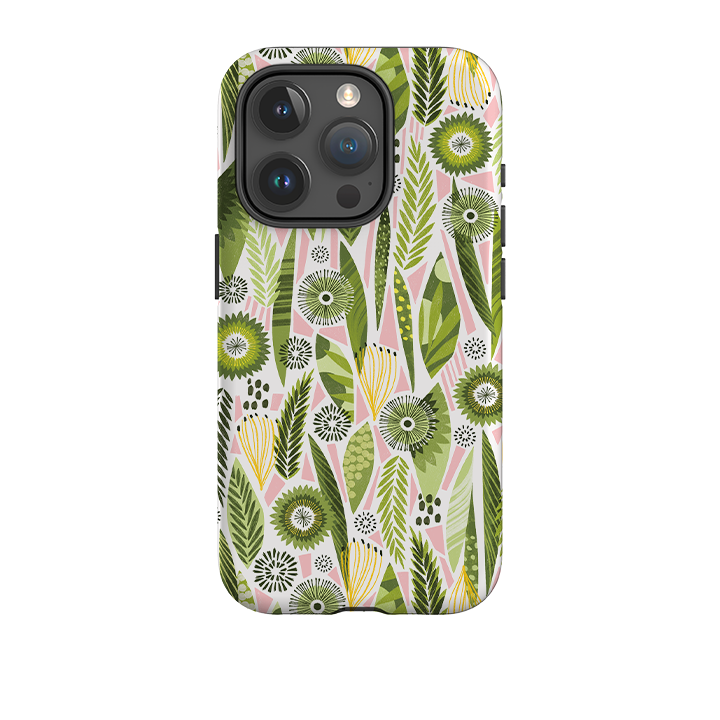iPhone Tough Case - Fancy Foliage I By Ali Brookes