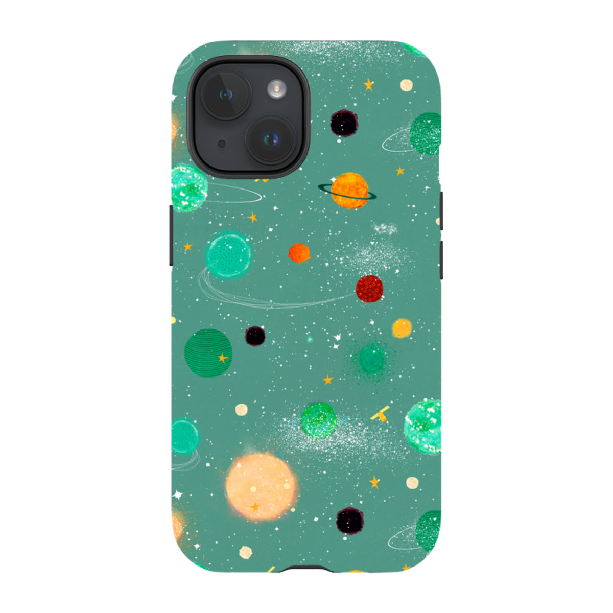 iPhone Tough Case - Far Far Away Green By Katherine Quinn