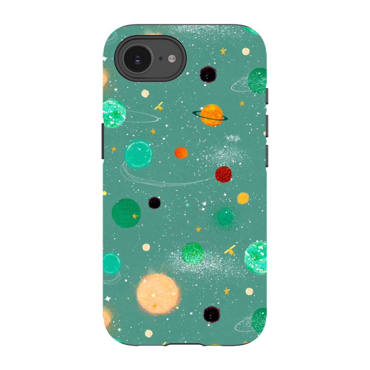 iPhone Tough Case - Far Far Away Green By Katherine Quinn