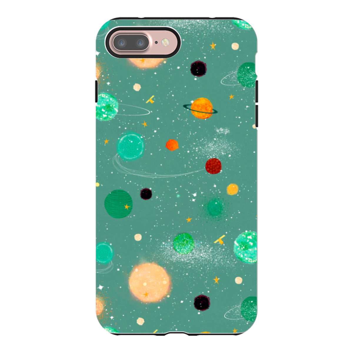 iPhone Tough Case - Far Far Away Green By Katherine Quinn