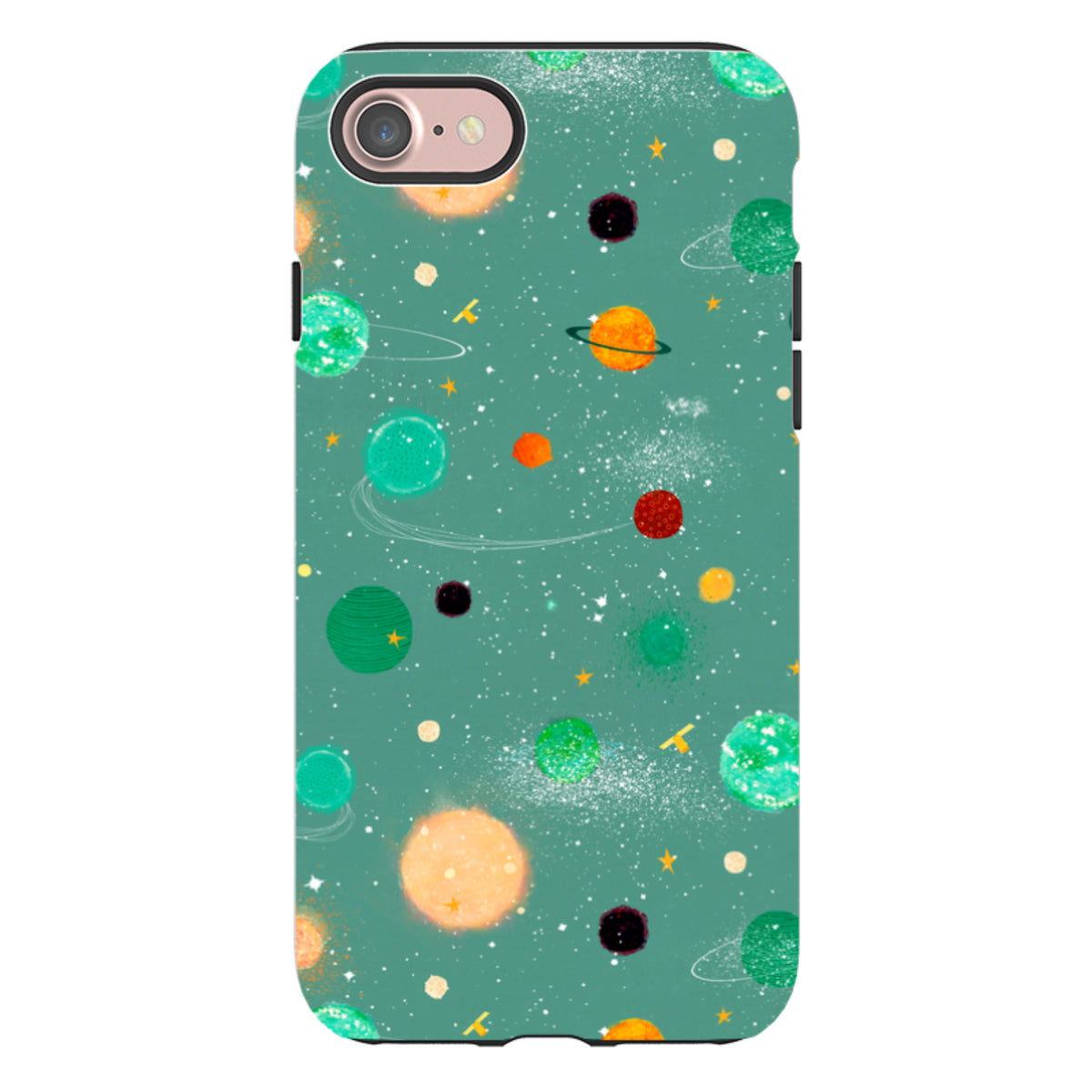iPhone Tough Case - Far Far Away Green By Katherine Quinn
