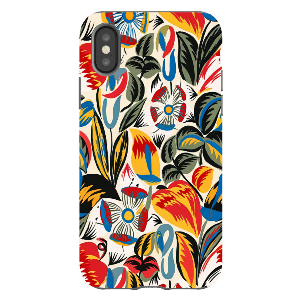 iPhone Tough Case - Fauvist Floral