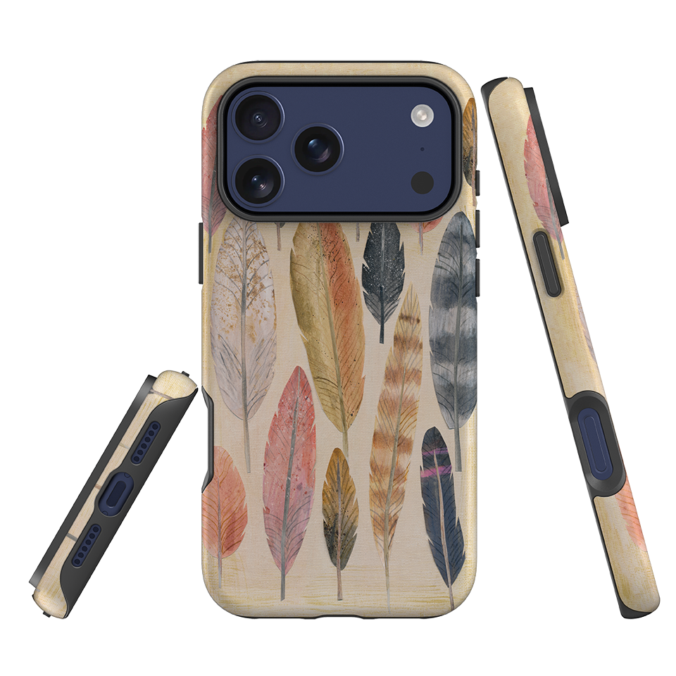 iPhone Tough Case - Feathers By Tracey English