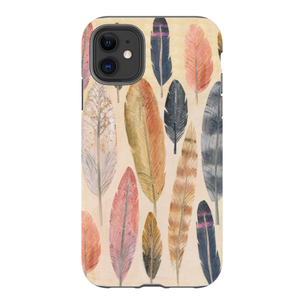 iPhone Tough Case - Feathers By Tracey English