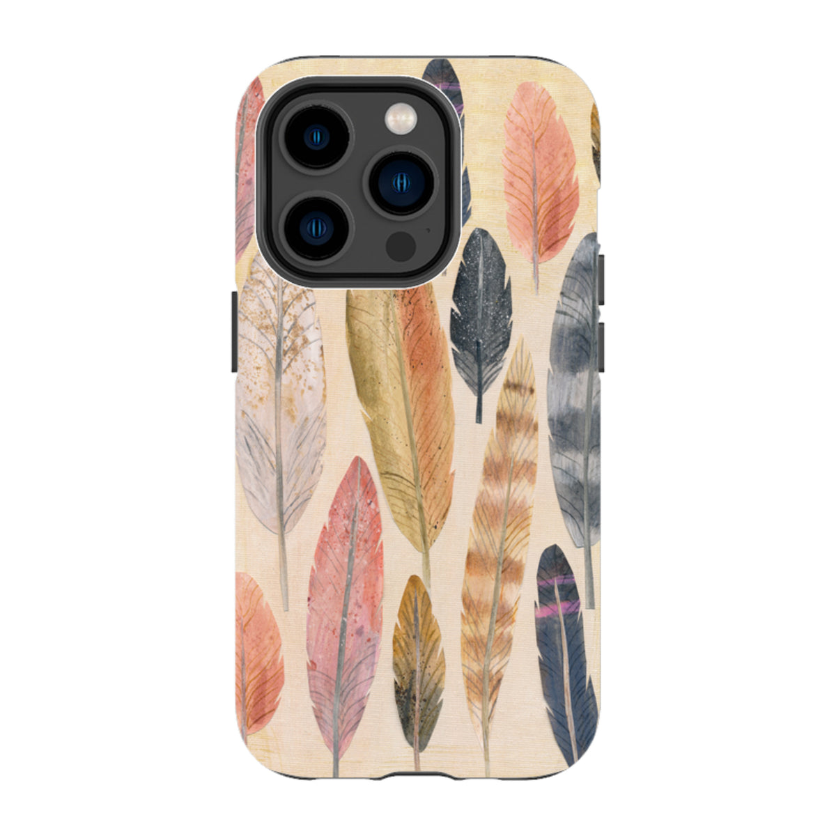 iPhone Tough Case - Feathers By Tracey English