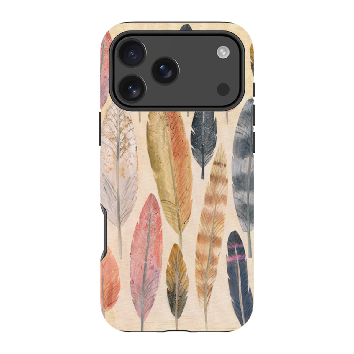 iPhone Tough Case - Feathers By Tracey English