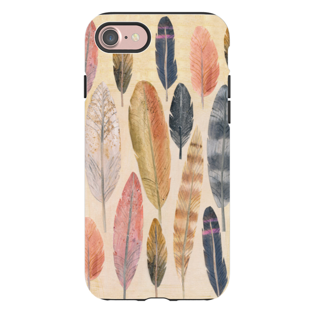iPhone Tough Case - Feathers By Tracey English
