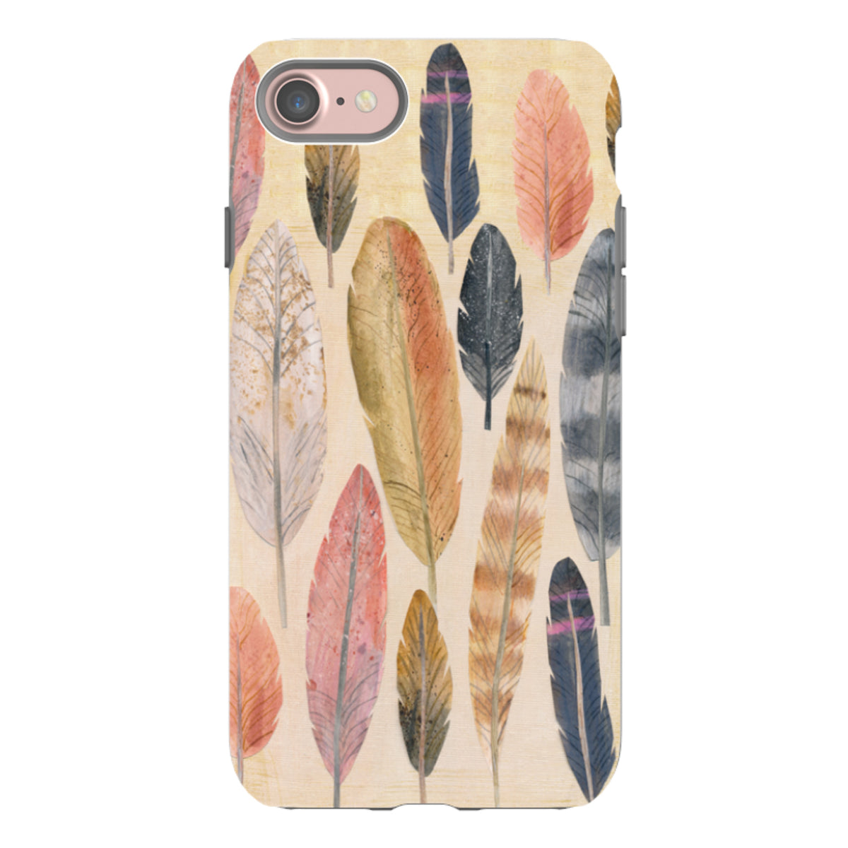 iPhone Tough Case - Feathers By Tracey English