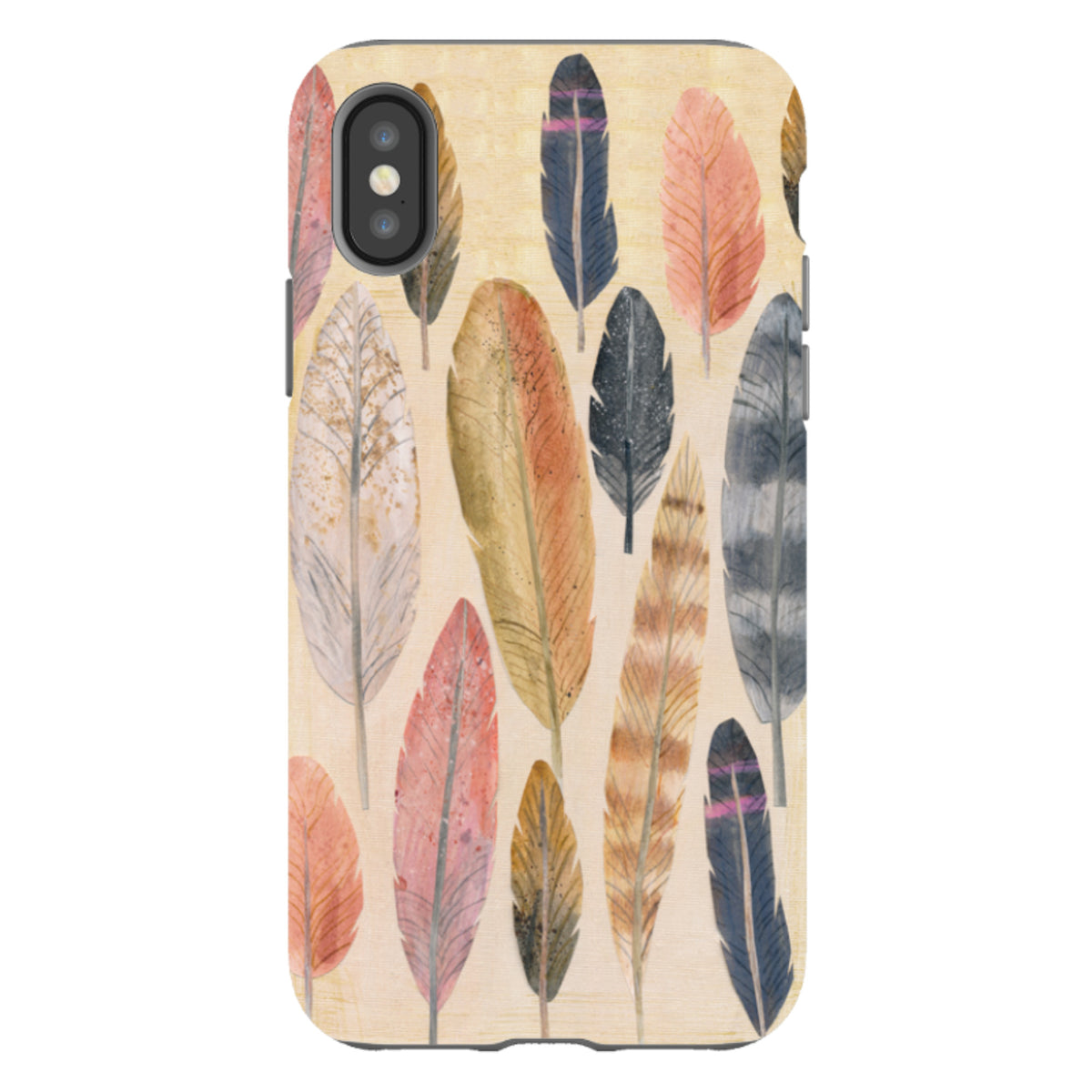 iPhone Tough Case - Feathers By Tracey English