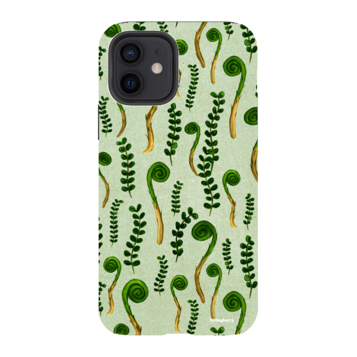 iPhone Tough Case - Fern Fronds By Katherine Quinn
