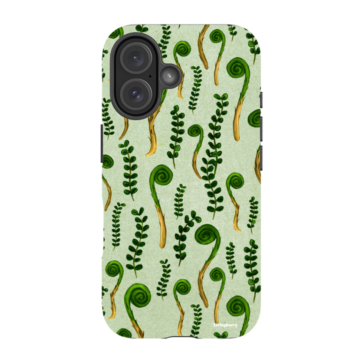iPhone Tough Case - Fern Fronds By Katherine Quinn