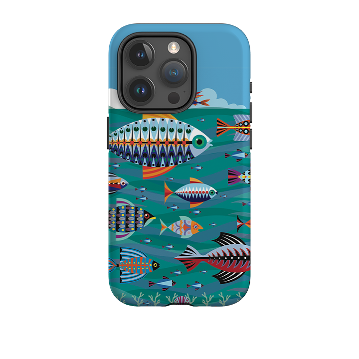 iPhone Tough Case - Fish By Patternistas