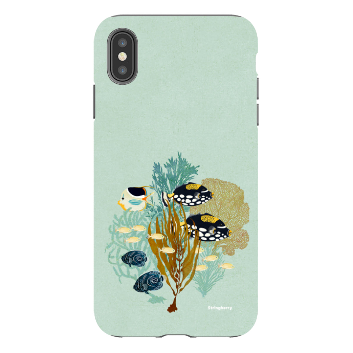 iPhone Tough Case - Fish Town By Katherine Quinn