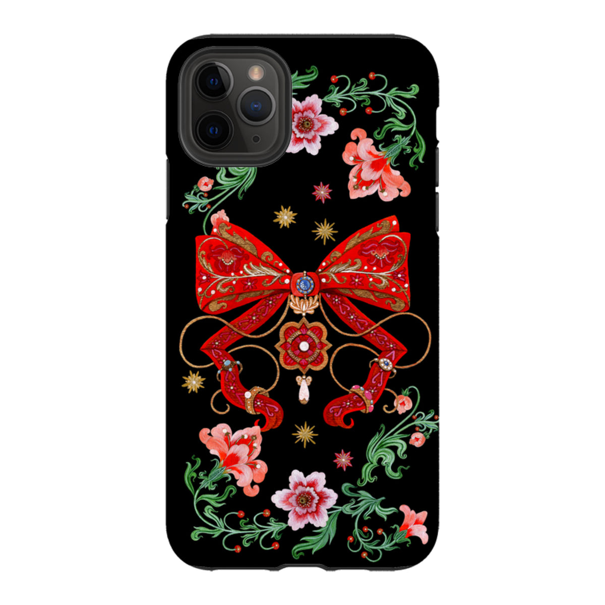 iPhone Tough  Case - Five Gold Ring By Maria Matos