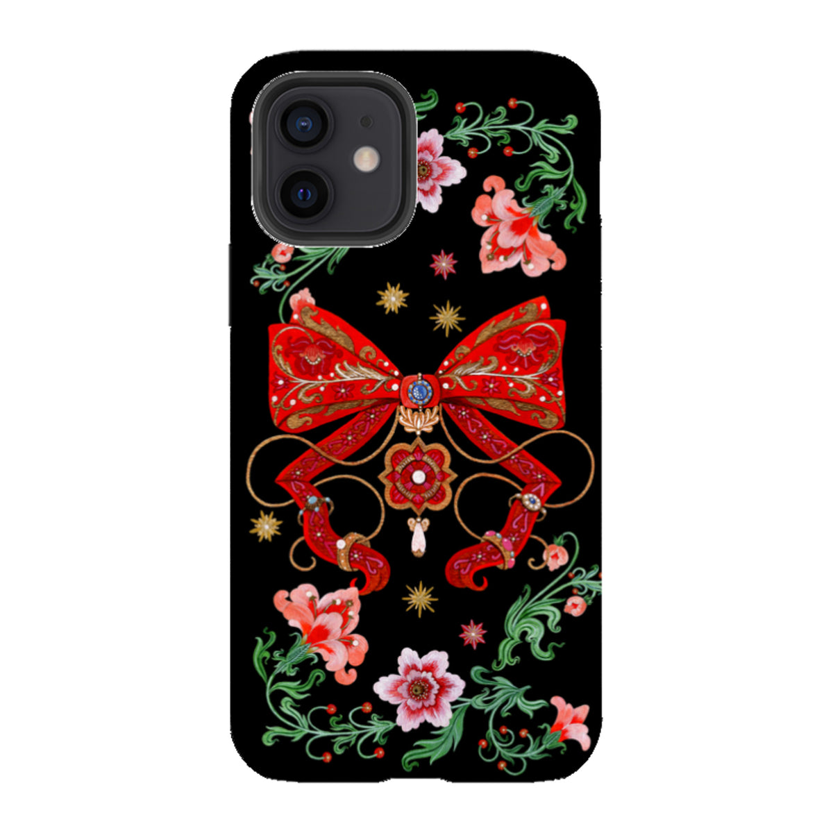 iPhone Tough  Case - Five Gold Ring By Maria Matos