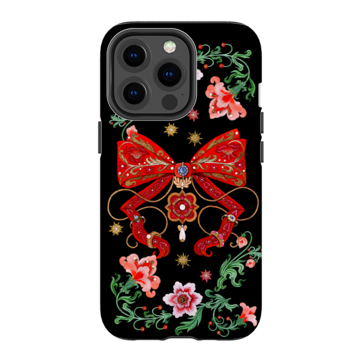 iPhone Tough  Case - Five Gold Ring By Maria Matos