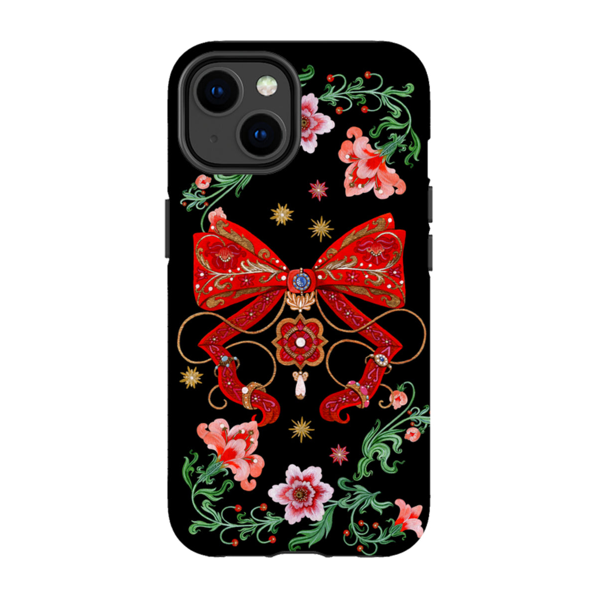 iPhone Tough  Case - Five Gold Ring By Maria Matos