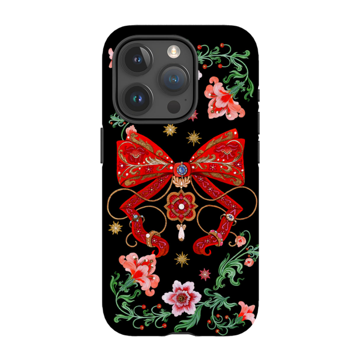 iPhone Tough  Case - Five Gold Ring By Maria Matos