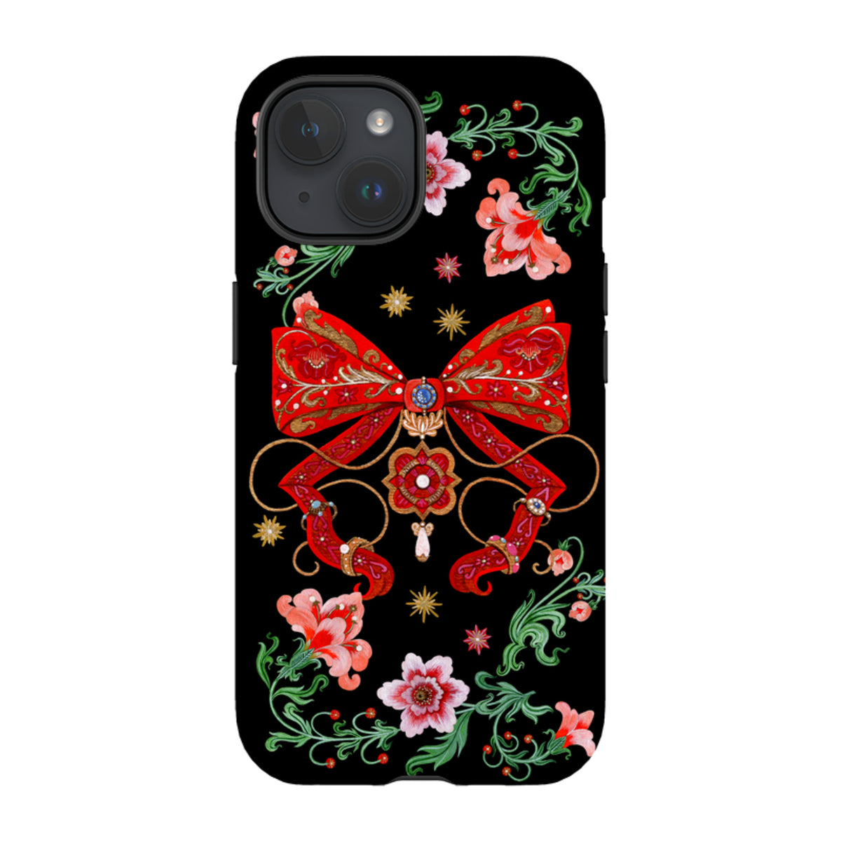 iPhone Tough  Case - Five Gold Ring By Maria Matos