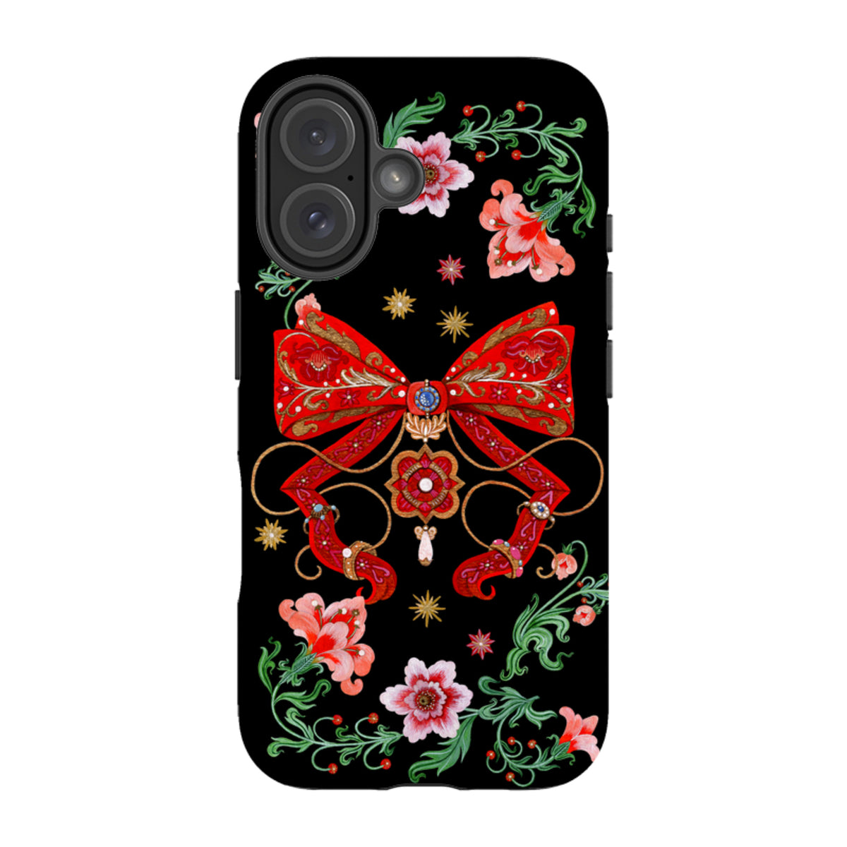 iPhone Tough  Case - Five Gold Ring By Maria Matos