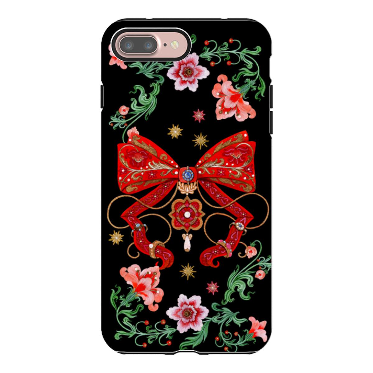 iPhone Tough  Case - Five Gold Ring By Maria Matos