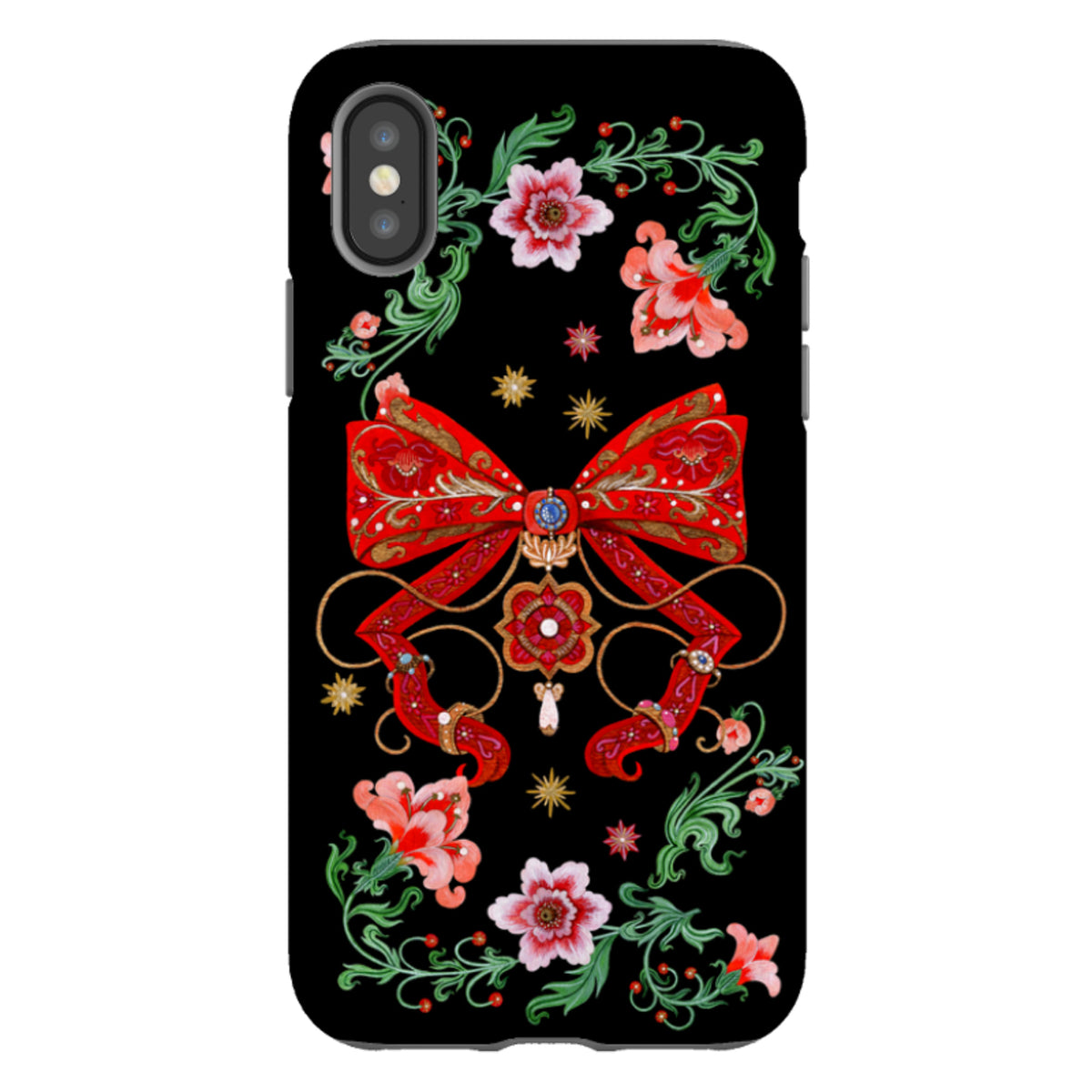 iPhone Tough  Case - Five Gold Ring By Maria Matos