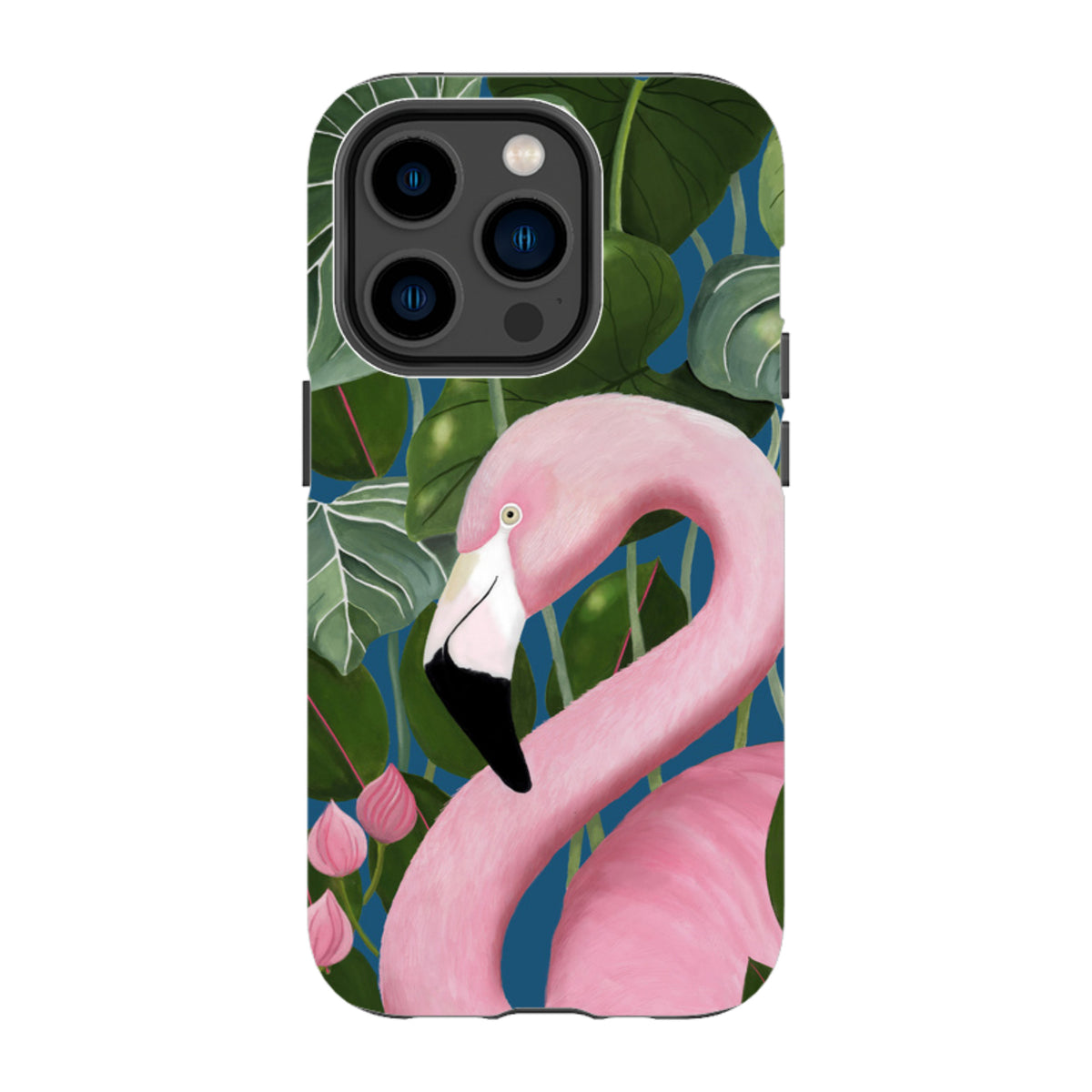 iPhone Tough Case - Flamingo By Bex Parkin