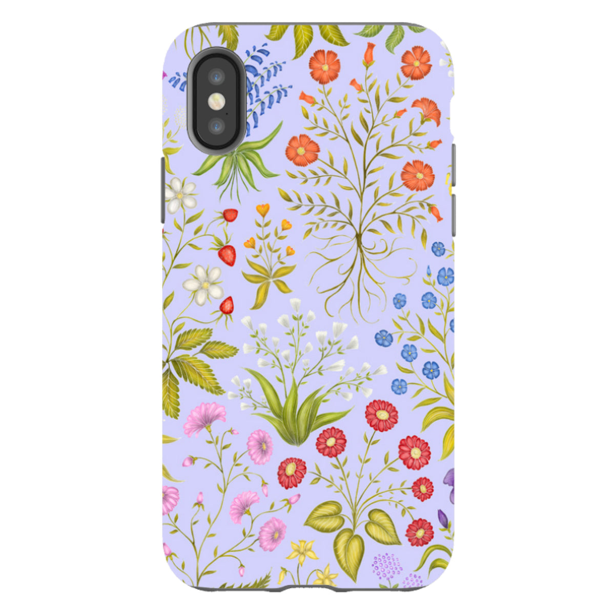 iPhone Schutzhülle Robust - Fleurs Blue Von Catherine Rowe