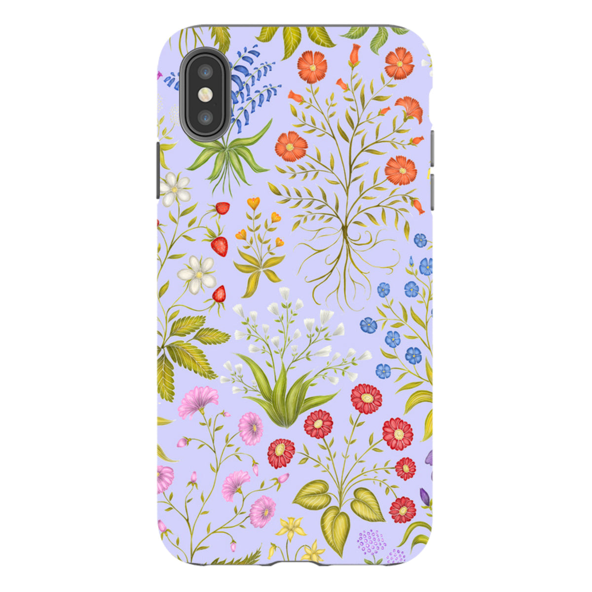 iPhone Schutzhülle Robust - Fleurs Blue Von Catherine Rowe