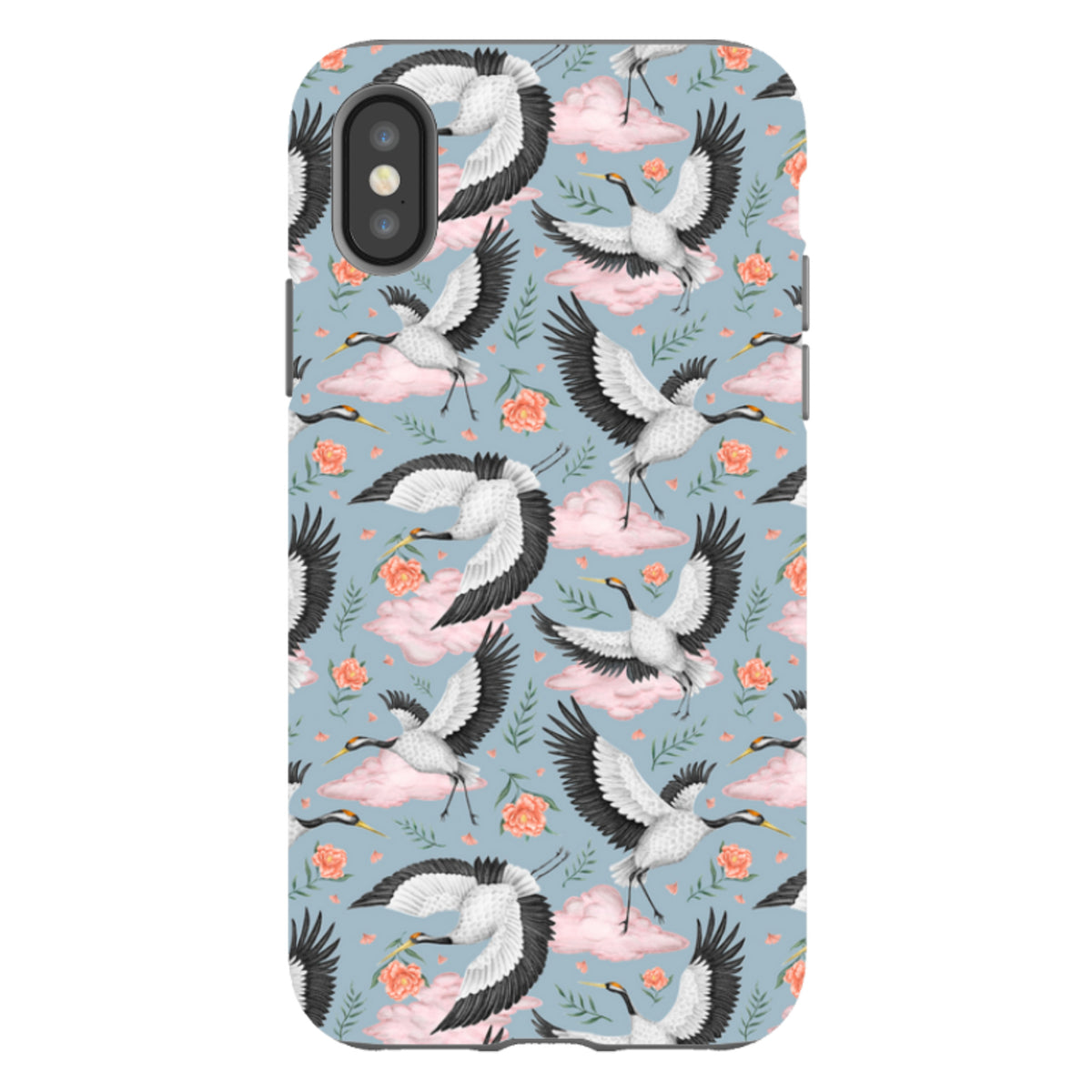 iPhone Tough Case - Flight Of The Cranes By Catherine Rowe