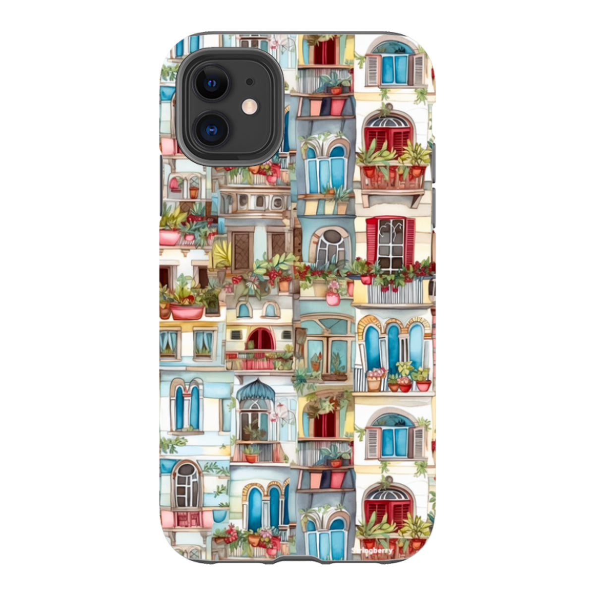 iPhone Tough Case - Floral Balcony II