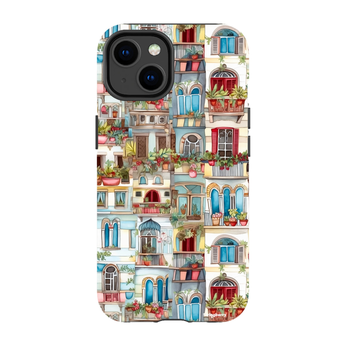 iPhone Tough Case - Floral Balcony II